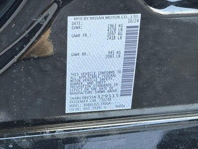 2025 Nissan Altima S