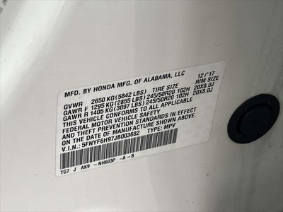 2018 Honda Pilot Touring