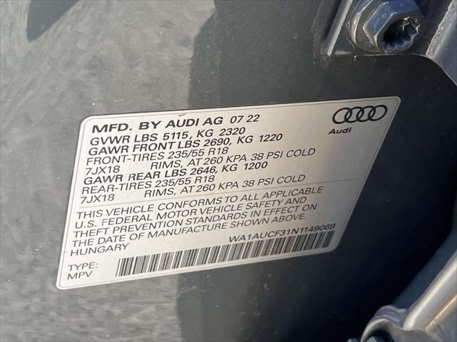 2022 Audi Q3 Premium