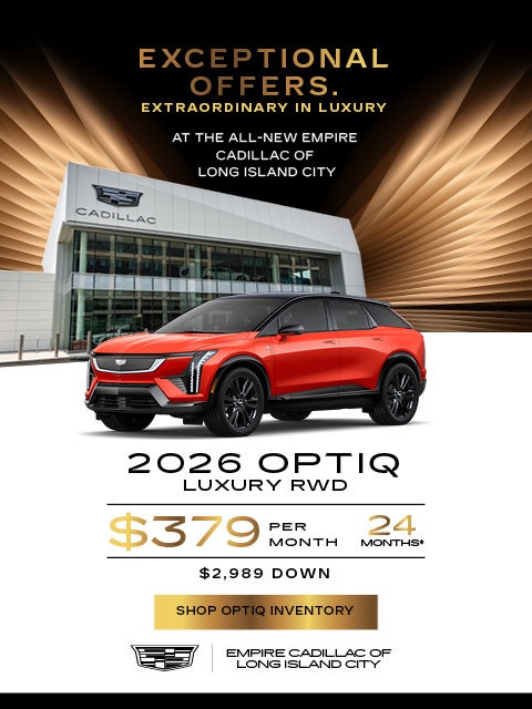 2026 Cadillac OPTIQ Luxury RWD