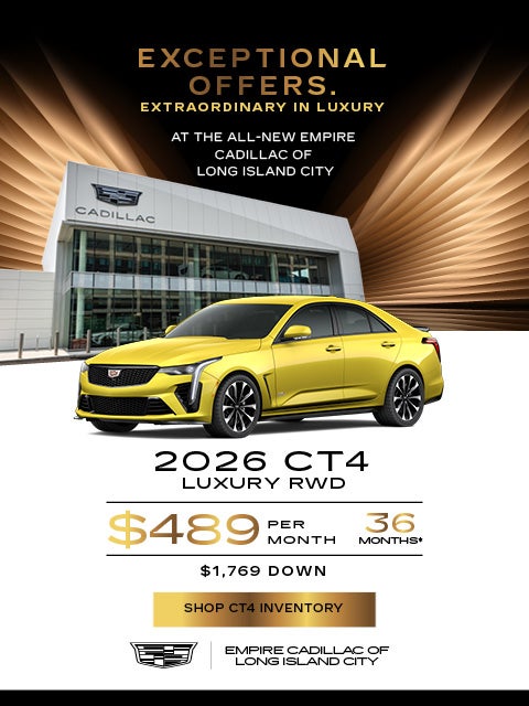 2026 Cadillac CT4 Luxury RWD