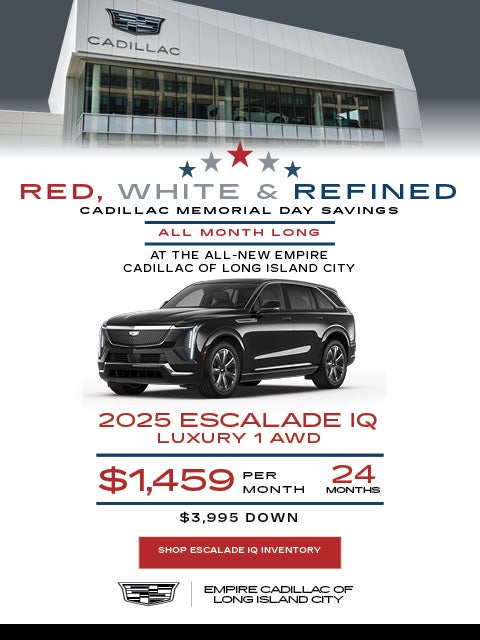 2025 Escalade IQ Luxury 1 AWD up to $10,000 off MSRP